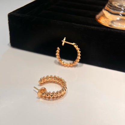 [Violet JW]CLASH SMALL HOOP EARRINGS
