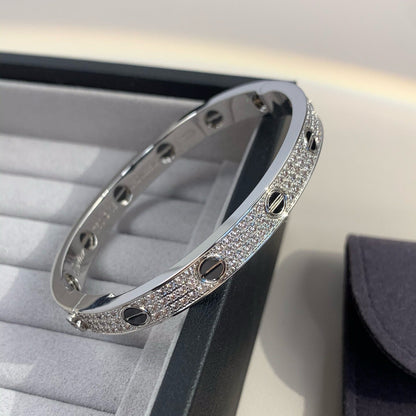 [Violet JW]LOVE BRACELET 6.1MM DIAMOND-PAVED CERAMIC