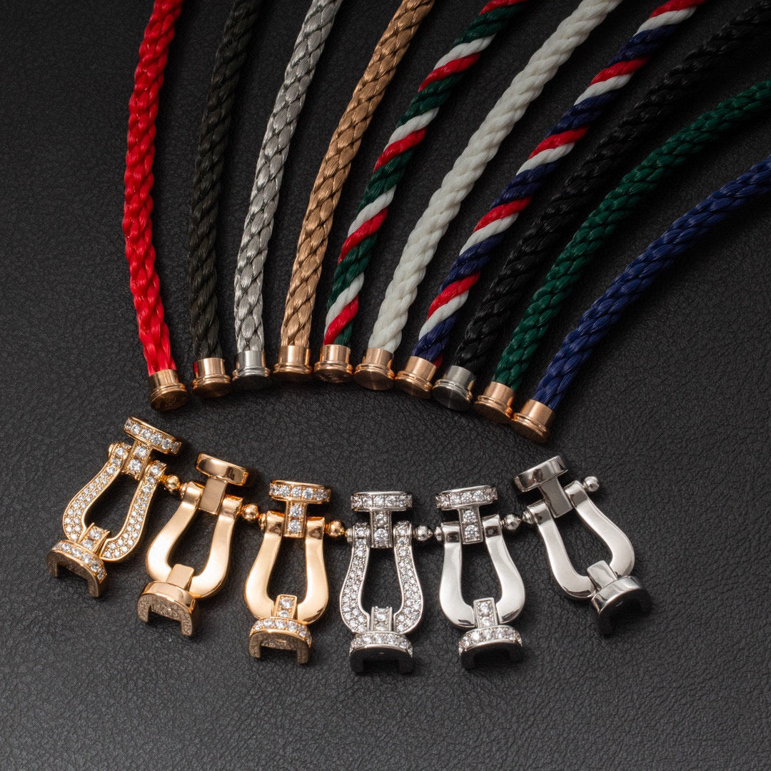 [Violet JW]FORCE LARGE HORSESHOE NO DIAMOND BRACELET SILVER