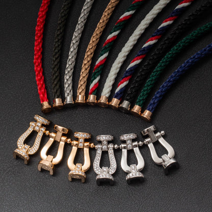 [Violet JW]FORCE LARGE HORSESHOE NO DIAMOND BRACELET SILVER