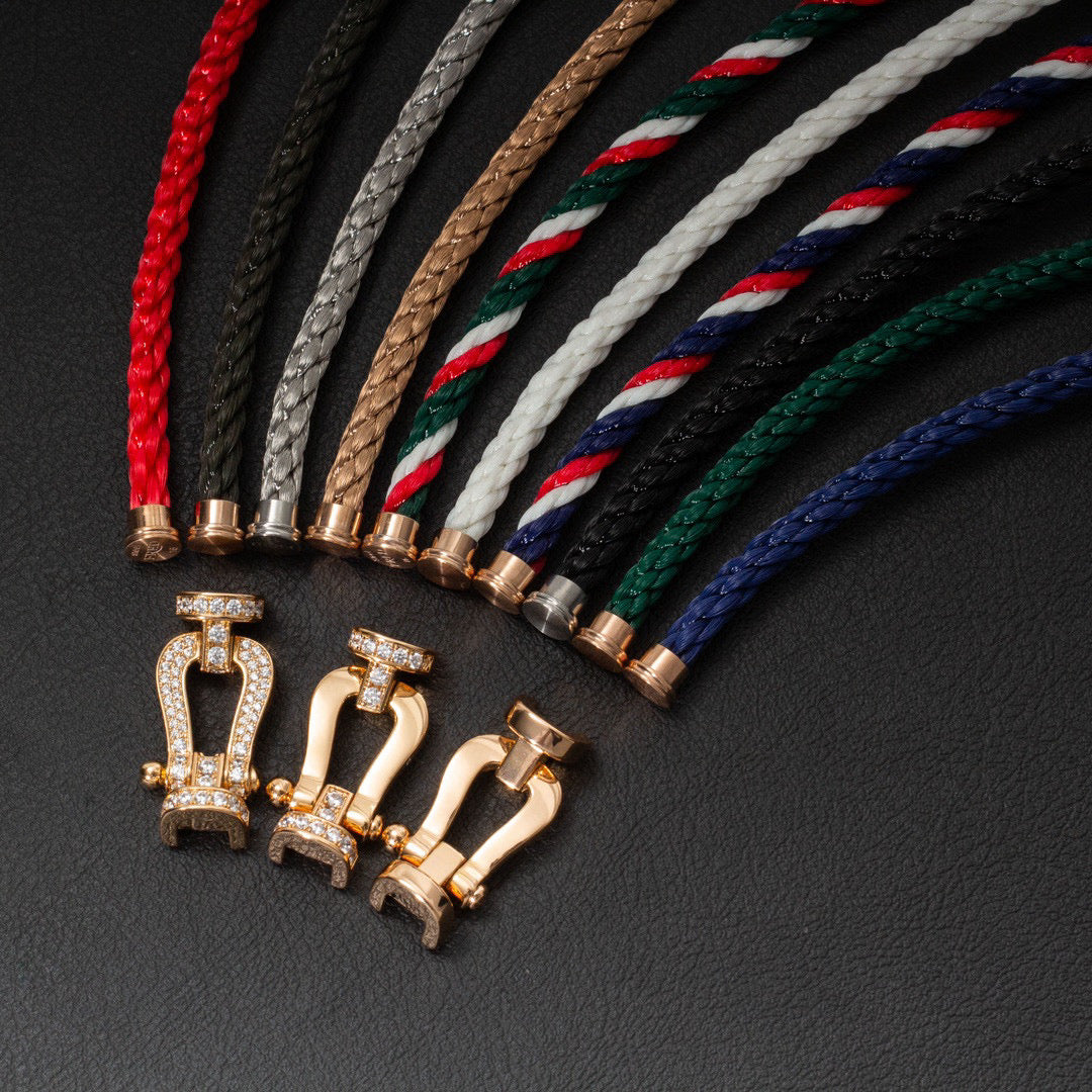 [Violet JW]FORCE LARGE HORSESHOE NO DIAMOND BRACELET ROSE GOLD