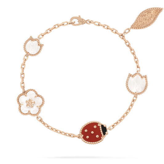 [Violet JW]LUCKY SPRING 5 MOTIF BRACELET