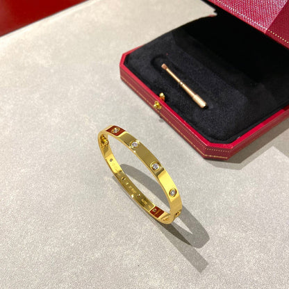 [Violet JW]LOVE BRACELET 6.1MM 10 DIAMONDS