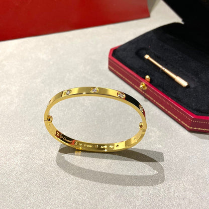 [Violet JW]LOVE BRACELET 6.1MM 10 DIAMONDS