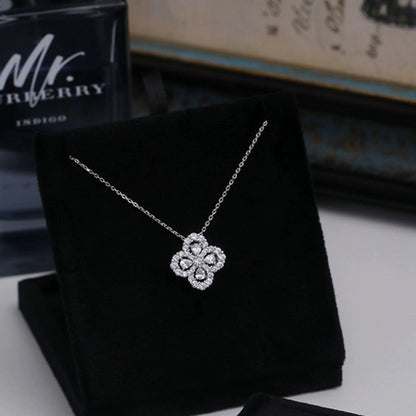 [Violet JW]LOOP NECKLACE FULL MOTIF DIAMOND COMBINATION