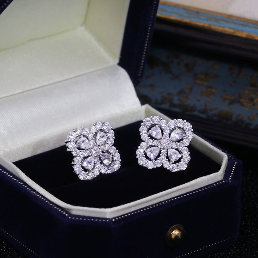 [Violet JW]LOOP NECKLACE FULL MOTIF DIAMOND COMBINATION