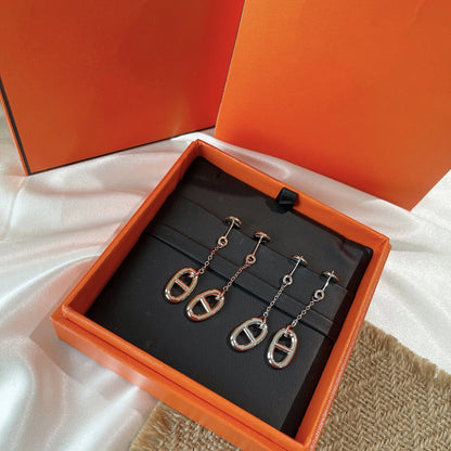 [Violet JW]CHAINE TASSEL EARRINGS