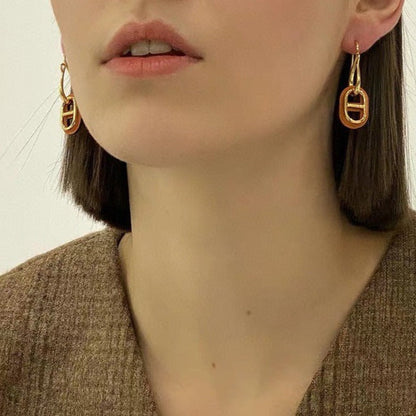 [Violet JW]HM O'MAILLON GOLD EARRINGS
