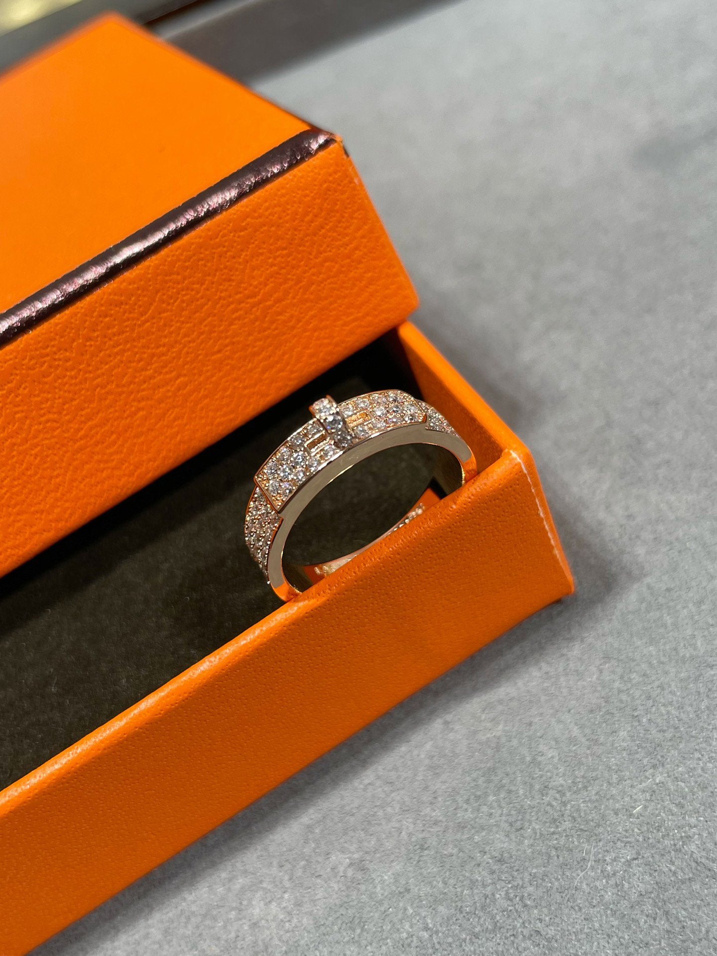 [Violet JW]KELLY PINK GOLD DIAMOND RING