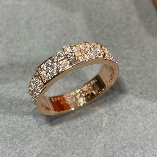[Violet JW]KELLY PINK GOLD DIAMOND RING