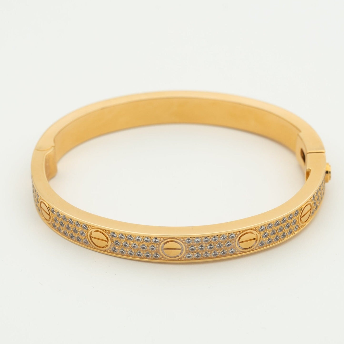 [Violet JW]LOVE BRACELET 6.1MM DIAMOND-PAVED