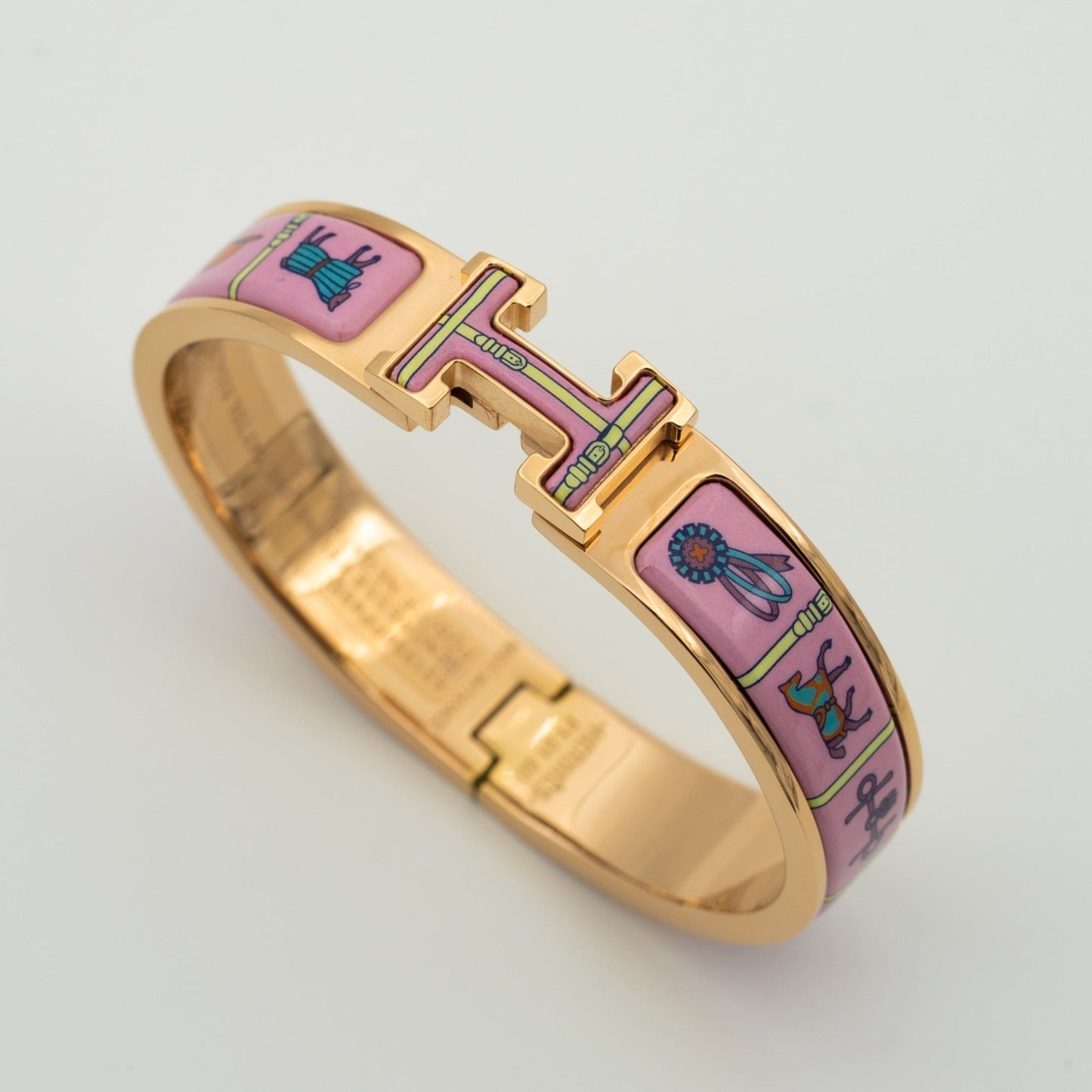[Violet JW]H PINK GOLD BRACELET PINK CERAMIC