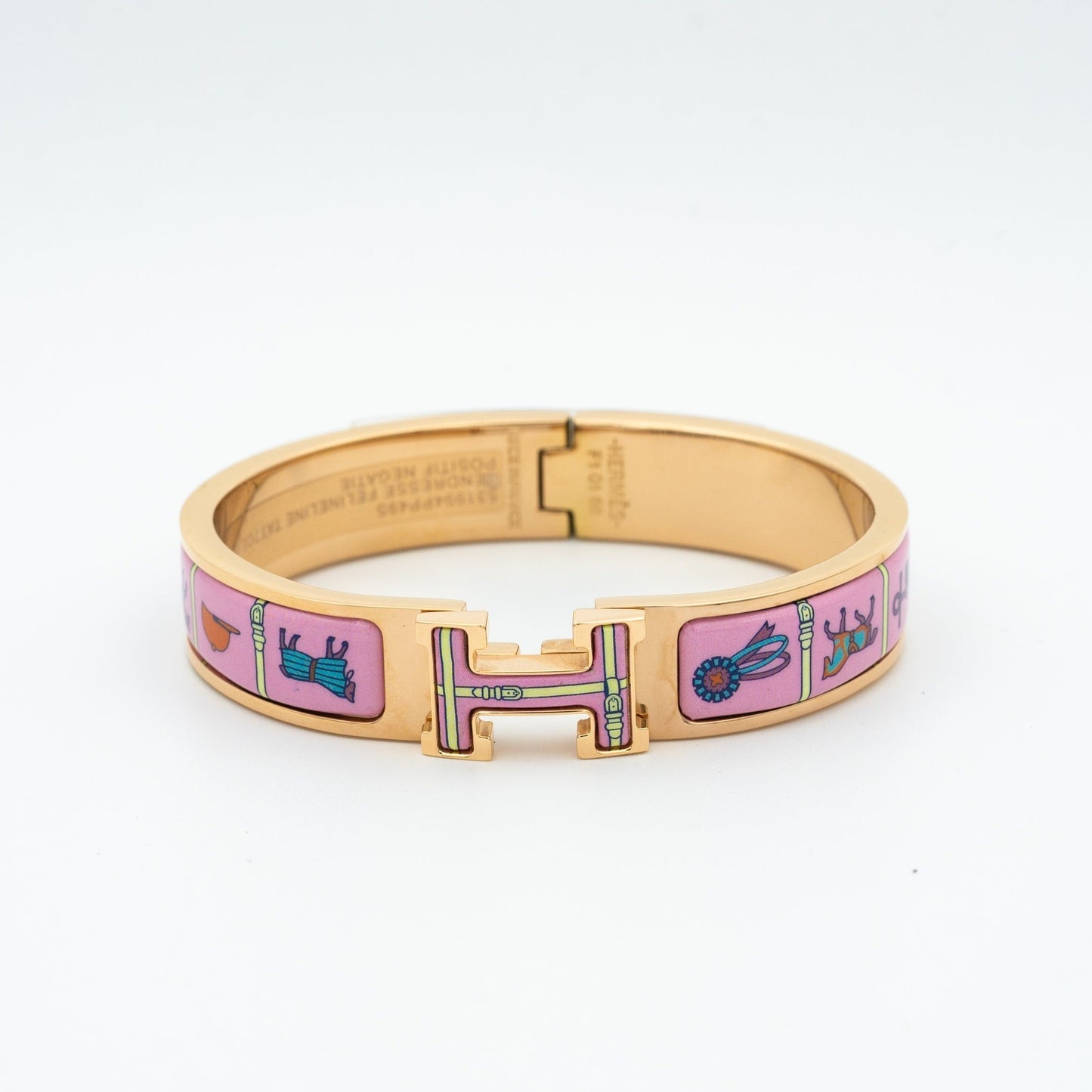 [Violet JW]H PINK GOLD BRACELET PINK CERAMIC