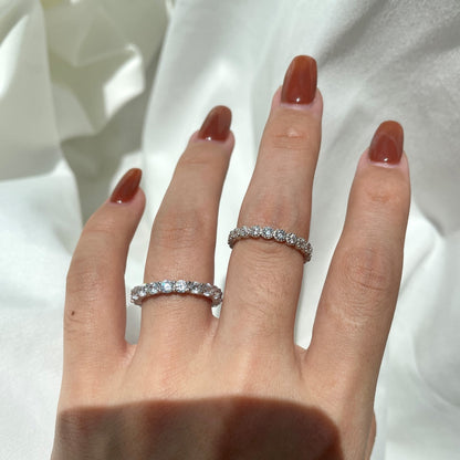 [Violet JW]Sparkling Round Cut Tennis Ring