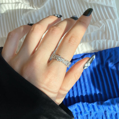 [Violet JW]Delicate Multi Shape Tennis Ring