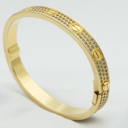 [Violet JW]LOVE BRACELET 6.1MM DIAMOND-PAVED