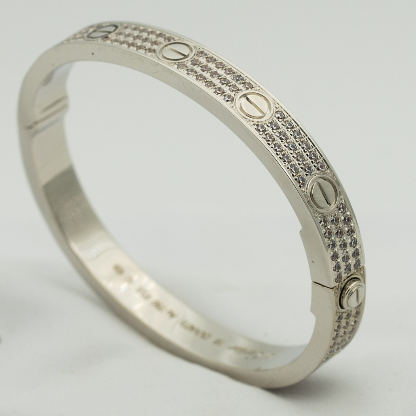[Violet JW]LOVE BRACELET 6.1MM DIAMOND-PAVED