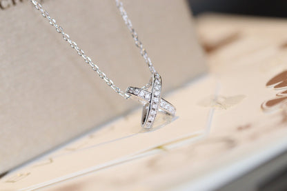 [Violet JW]JEUX DE DIAMOND NECKLACE