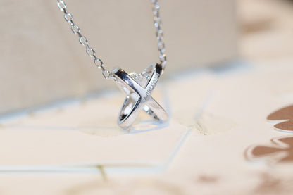 [Violet JW]JEUX DE DIAMOND NECKLACE