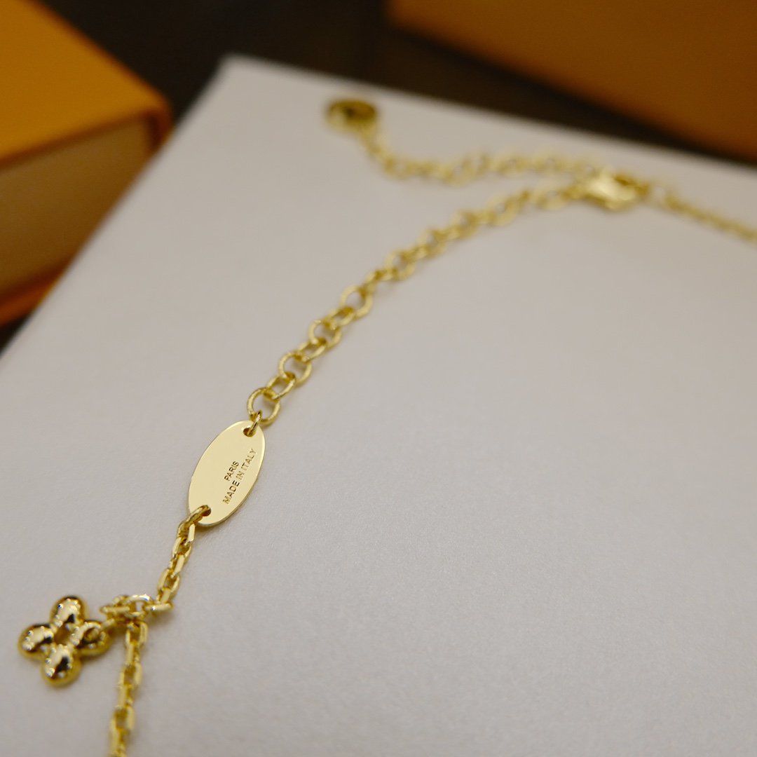 [Violet JW]BLOOMING SUPPLE NECKLACE BRASS