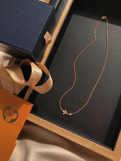 [Violet JW]BLOSSOM PENDANT PINK GOLD AND DIAMOND