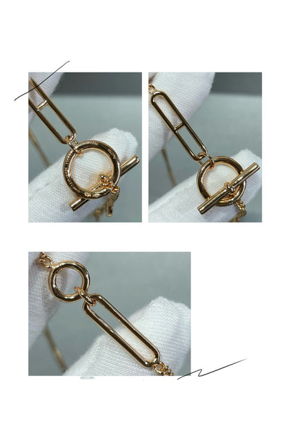 [Violet JW]HM STERLING CHAINE D'ANCRE HEART