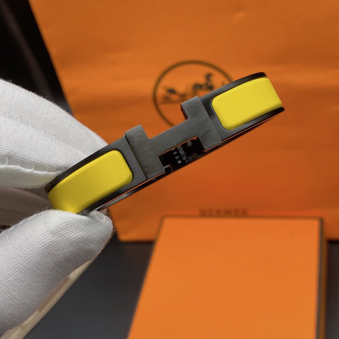 [Violet JW]CLIC HM SO BLACK YELLOW BRACELET