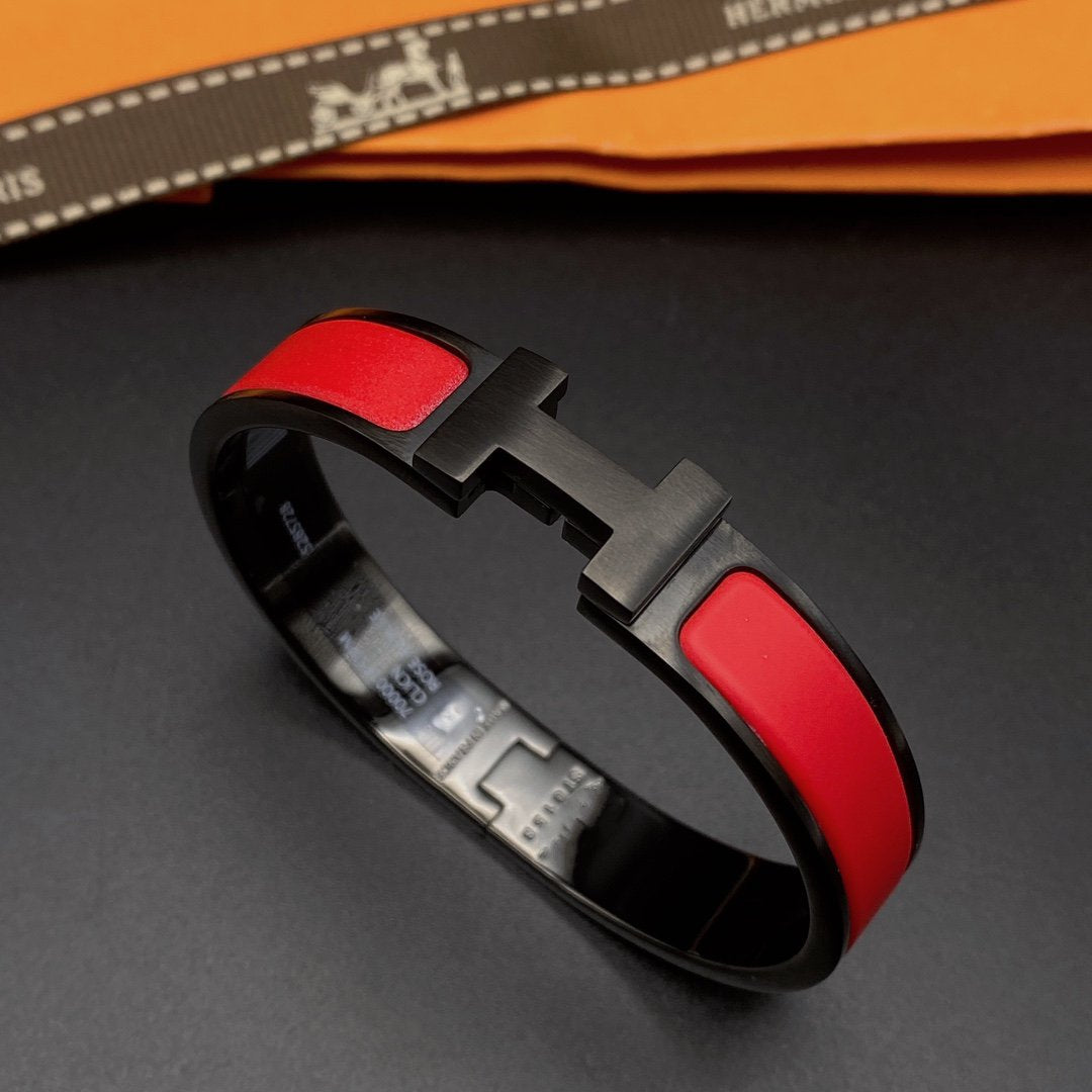 [Violet JW]CLIC HM SO BLACK RED BRACELET