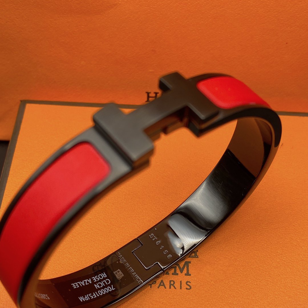 [Violet JW]CLIC HM SO BLACK RED BRACELET