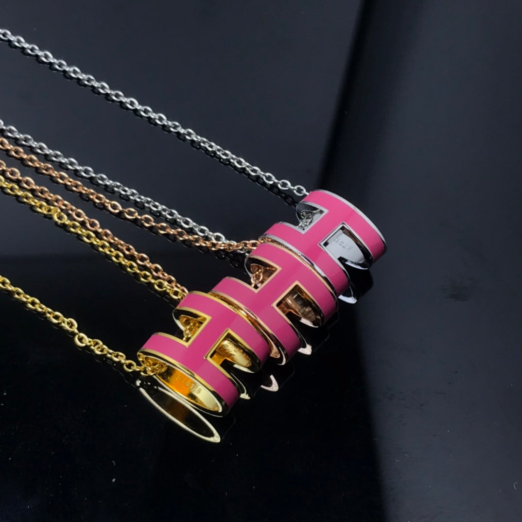 [Violet JW]H NECKLACE PINK
