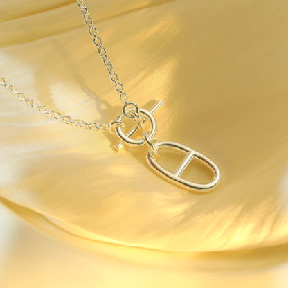 [Violet JW]HM CHAINE D'ANCRE PENDANT NECKLACE STERLING SILVER