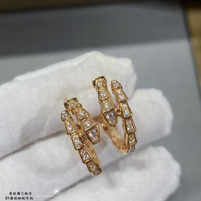 [Violet JW]SERPENTI EARRINGS DIAMOND