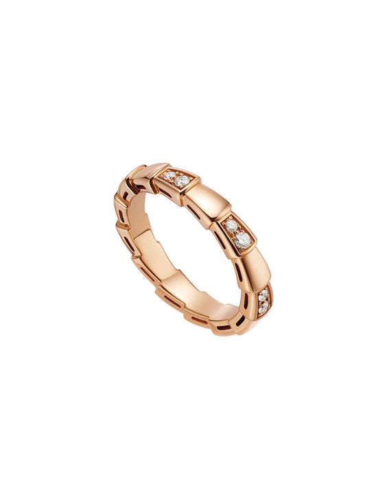 [Violet JW]SERPENTI RING PINK GOLD  3MM