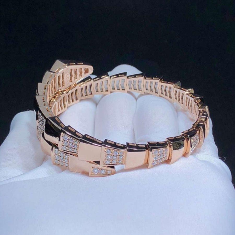 [Violet JW]SERPENTI BRACELET PINK GOLD DIAMOND