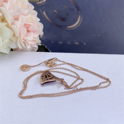 [Violet JW]DREAM NECKLACE CARNELIAN 1 DIAMOND