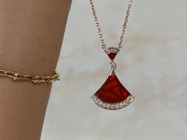 [Violet JW]DREAM NECKLACE CARNELIAN DIAMOND