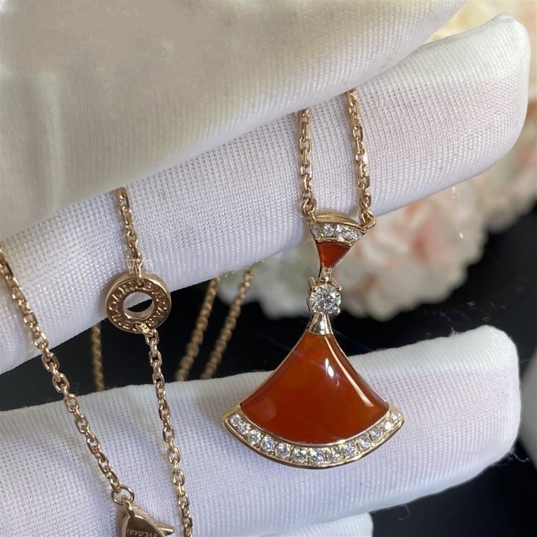 [Violet JW]DREAM NECKLACE CARNELIAN DIAMOND