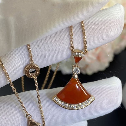 [Violet JW]DREAM NECKLACE CARNELIAN DIAMOND