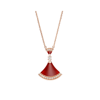 [Violet JW]DREAM NECKLACE CARNELIAN DIAMOND