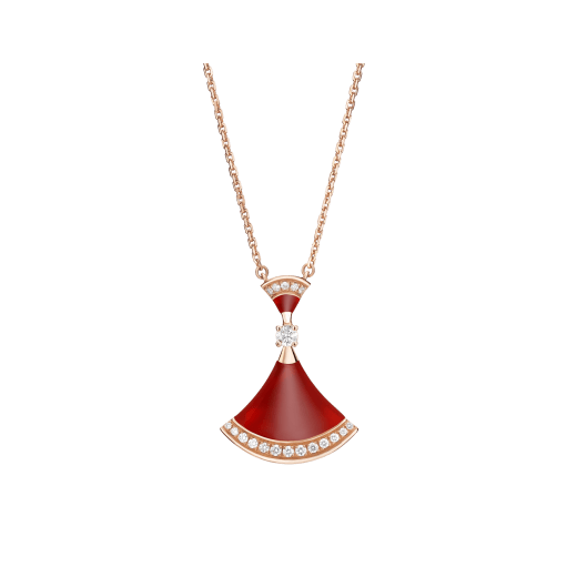 [Violet JW]DREAM NECKLACE CARNELIAN DIAMOND