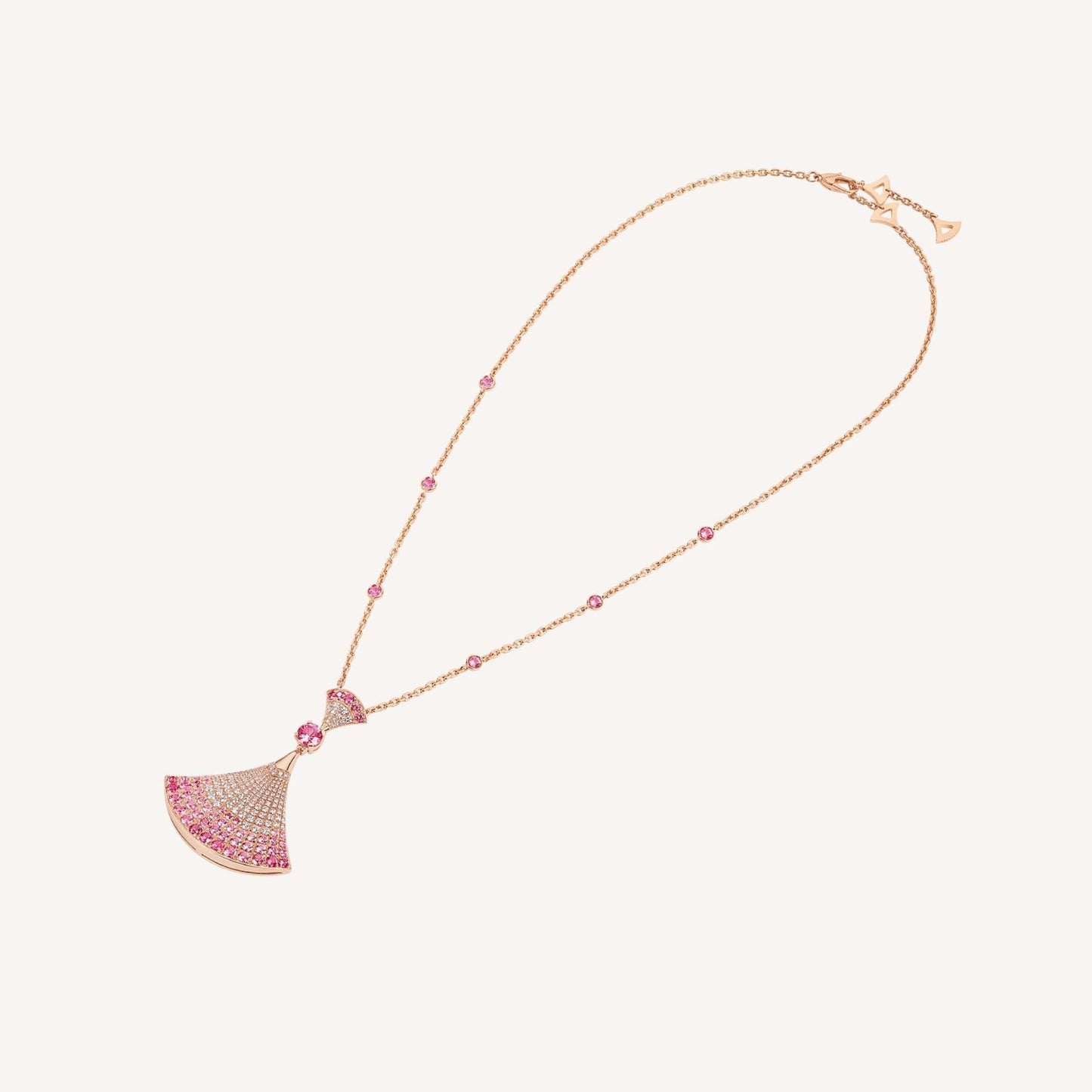 [Violet JW]DREAM NECKLACK DIAMOND PINK GOLD