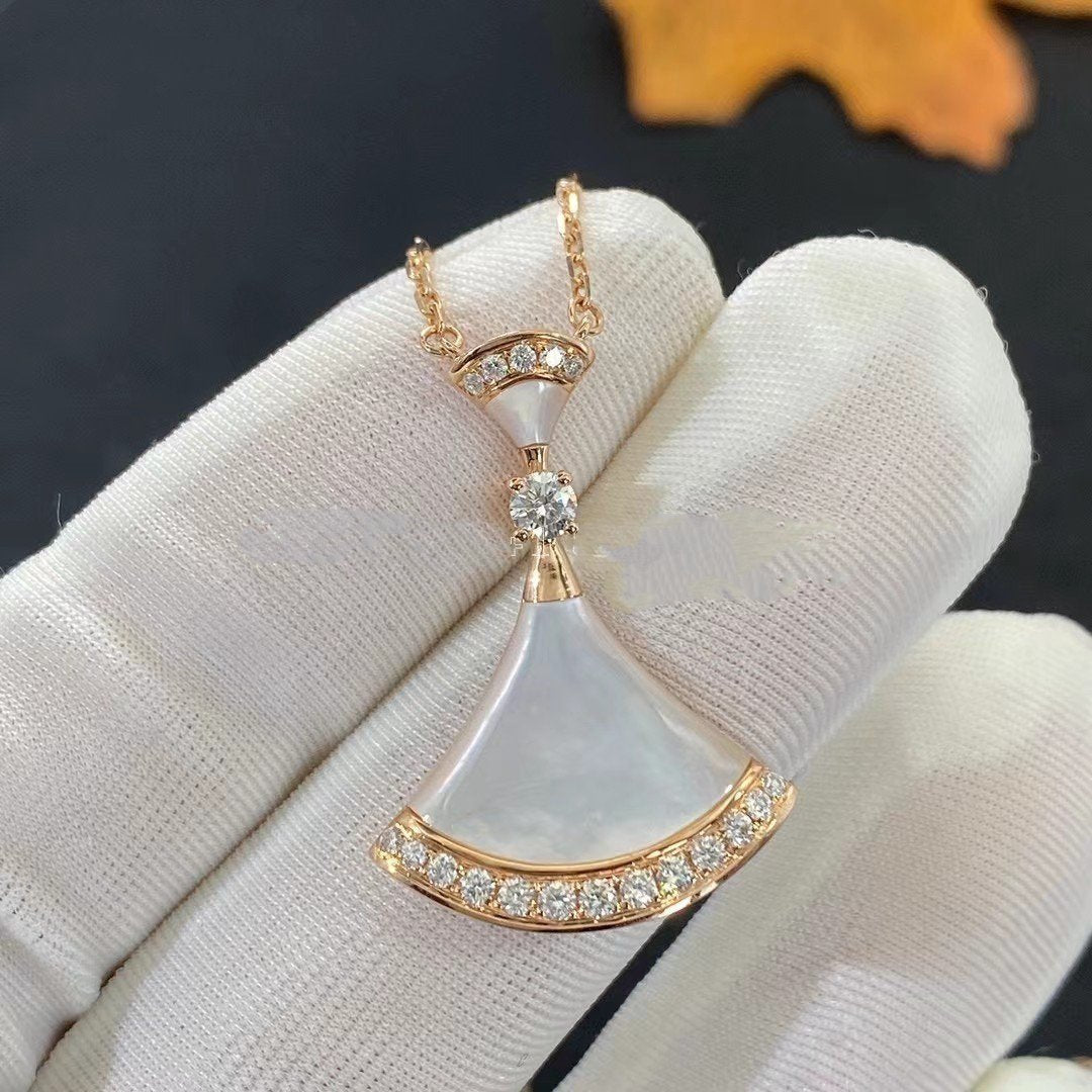 [Violet JW]DREAM NECKLACE MOP PINK GOLD DIAMOND