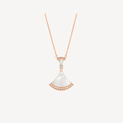 [Violet JW]DREAM NECKLACE MOP PINK GOLD DIAMOND