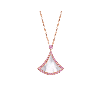 [Violet JW]DREAM NECKLACE MOP DIAMOND PINK