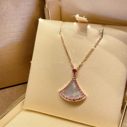 [Violet JW]DREAM NECKLACE MOP DIAMOND PINK