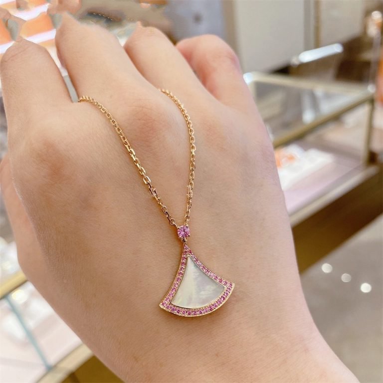 [Violet JW]DREAM NECKLACE MOP DIAMOND PINK