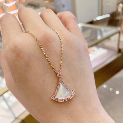 [Violet JW]DREAM NECKLACE MOP DIAMOND PINK