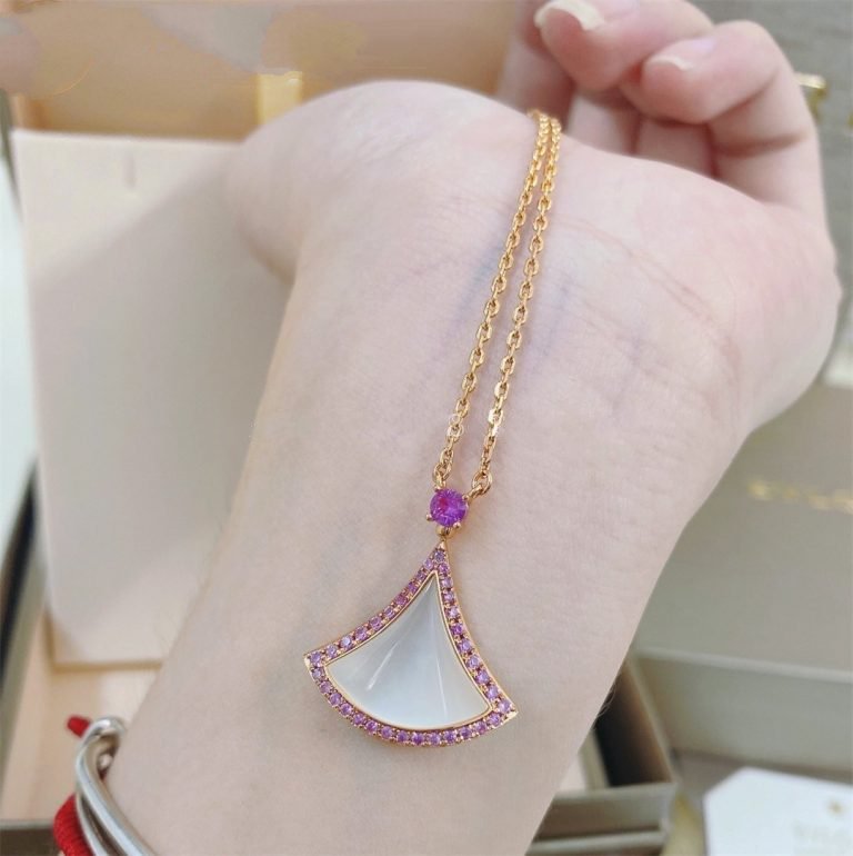 [Violet JW]DREAM NECKLACE MOP DIAMOND PINK
