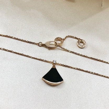 [Violet JW]DREAM NECKLACE ONYX 1 DIAMOND