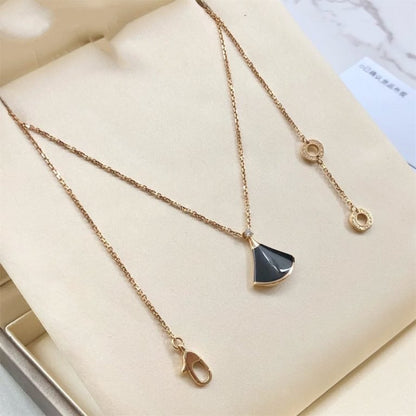 [Violet JW]DREAM NECKLACE ONYX 1 DIAMOND